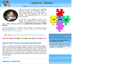 Desktop Screenshot of exploreautism.org